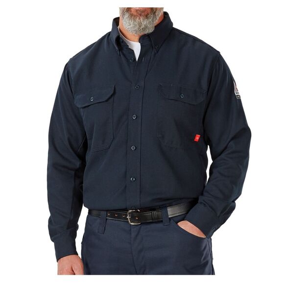 Bulwark IQ Series Flame Resistant Cat 1 Work Shirt Size 3XL - Picture 1 of 8